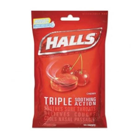 Cadbury Adams Usa Cadbury Adams Usa Triple Action Cough Drops- Cherry 27499